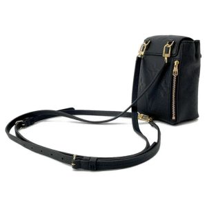 LOUIS VUITTON ダミエ アンフィニ アンブレイユ ショルダーバッグ レザー ブルー N41354 LV 80596